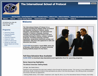 The InternationalSchool of Protocol